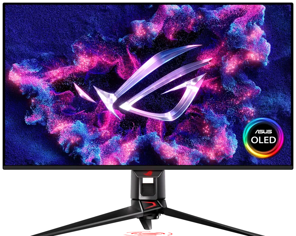 ASUS ROG Swift OLED PG32UCDM — ASUS product image of the ROG Swift OLED PG32UCDM; the award badge in the corner was cropped.