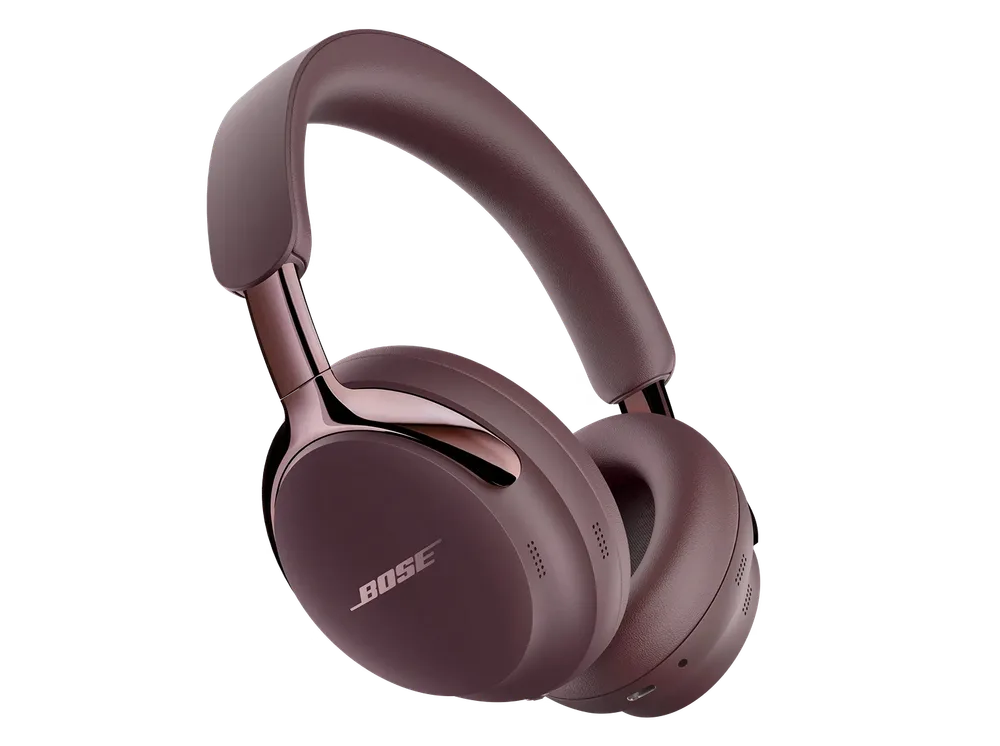 Bose QuietComfort Ultra Headphones (2nd Gen) — Bose QuietComfort Ultra Headphones, second generation, in Cherry Chocolate.