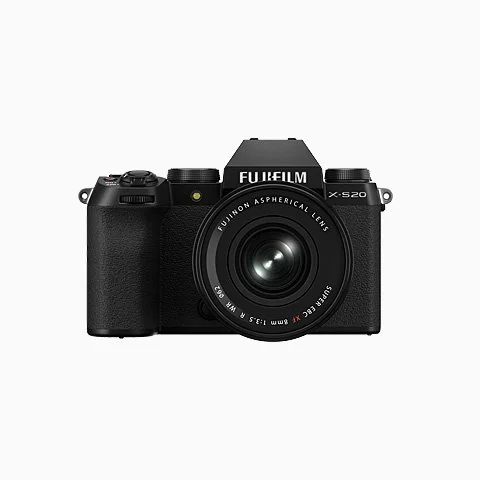 Fujifilm X-S20 — Fujifilm image of the X-S20 with the XC15-45mm kit lens.