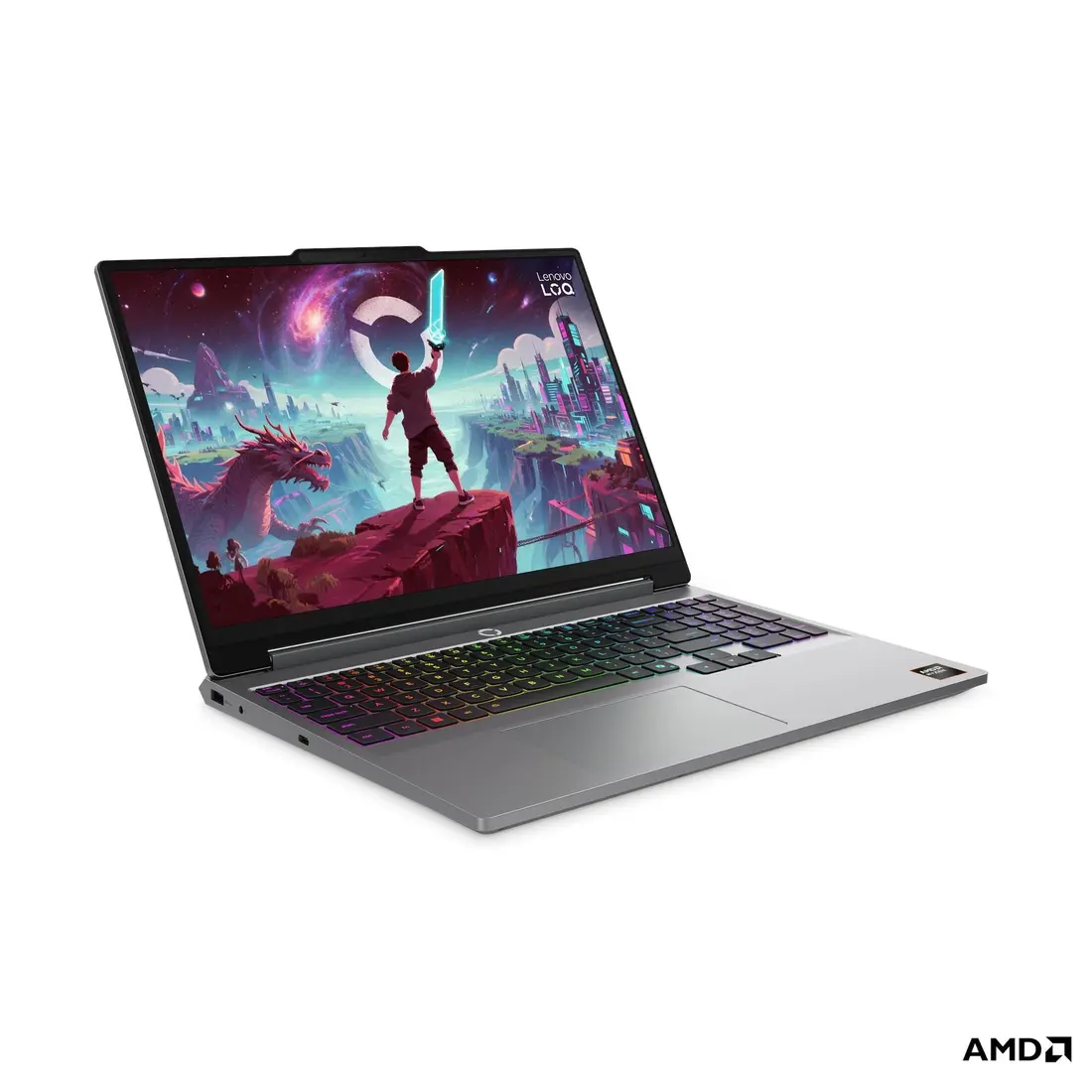 Lenovo LOQ 15 (15AHP11) — Lenovo LOQ 15AHP11, Luna Grey. Lenovo PSREF model galerisi görseli (ön üç çeyrek görünüm); ekran görüntüsü örnektir.