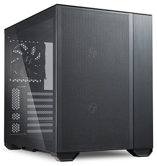 Lian Li O11 Air Mini — Lian Li image of the O11 Air Mini in black.